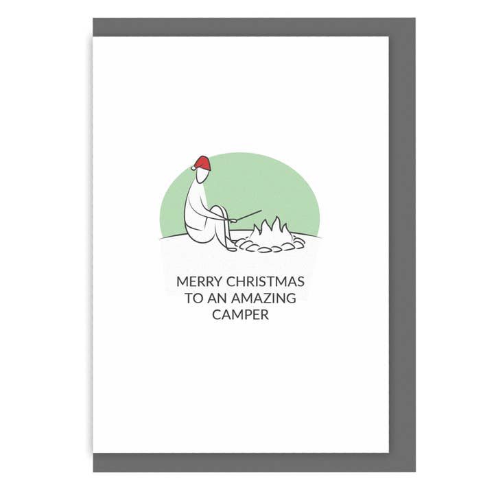 Camping-julekort for engroshandel hos Ingletop