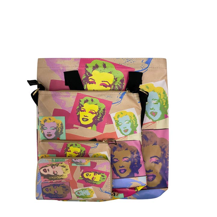 Andy Warhol Pop Art Marilyn Monroe Bag Collection - Mini Clutch for wholesale on Faire