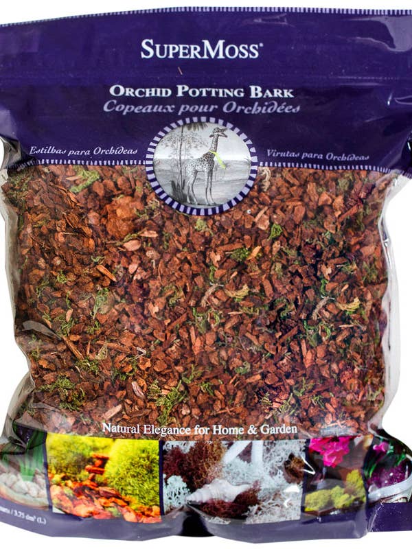 Orchid Potting Mix, Natural, 4qt. Zip Bag for wholesale by SuperMoss
