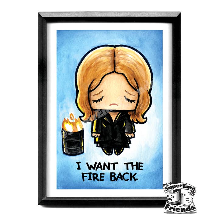 SuperEmoBufii Framed 5x7 Print for wholesale by SuperEmoFriends