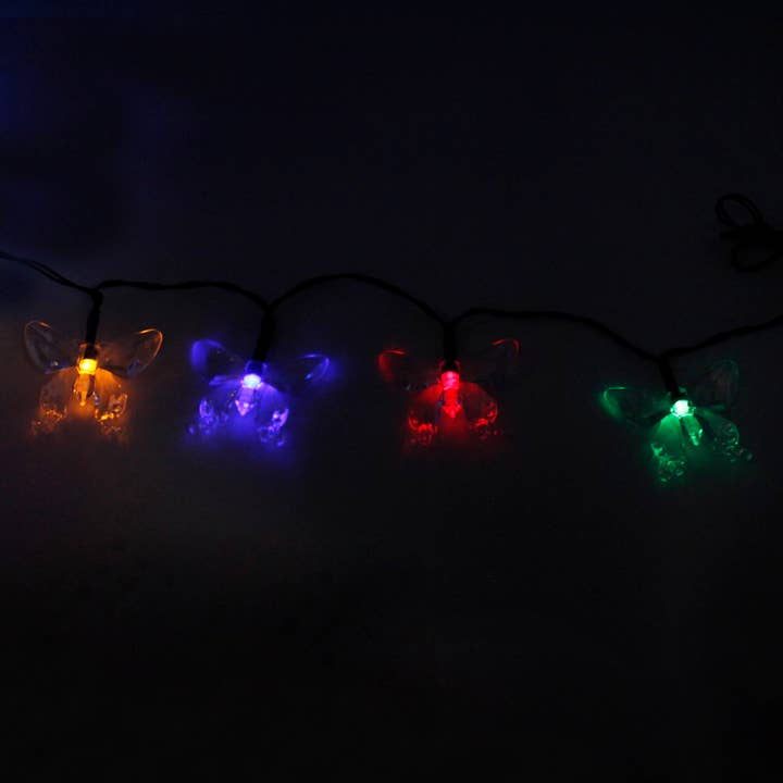 Perfect Holiday – Engroshandel Lyskæde – Perfekt ferie 50LED Solar String Light Butterfly-MT3