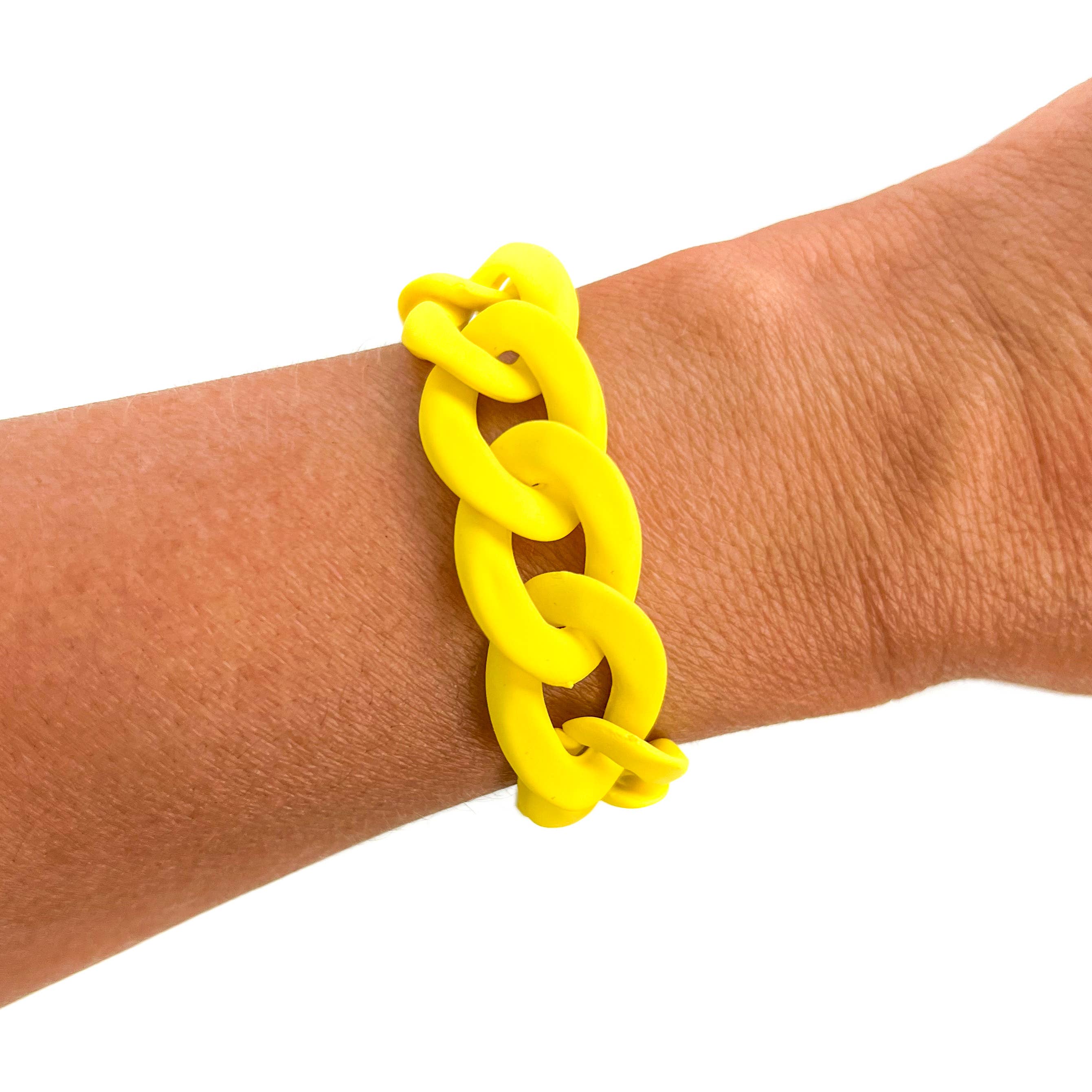 Savvy Bling - Wholesale Link & Chain Bracelet - All Chunky Acrylic Chain Link Bracelet56