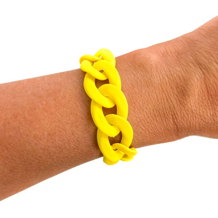 Savvy Bling – wholesale Länkar och kedjearmband – Alla Chunky Akryl Chain Link Armband56