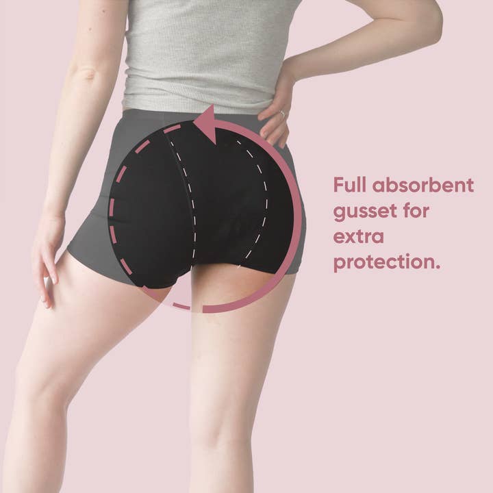 Organic Initiative - Wholesale Period Underwear - Women's - Reusable Period Boxer Brief