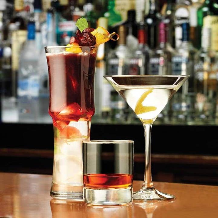 Libbey - Wholesale Cocktail/Liquor Glass - Libbey Vina Martini Glasses, 8-ounce, Set of 12
