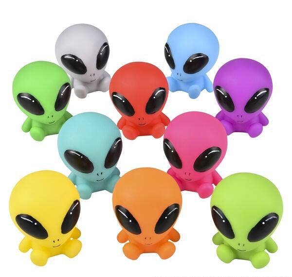 La Luna Bella - Toys - Wholesale Classic Toy - Kids - 2.5" RUBBER GALATIC ALIEN LLB kids toys