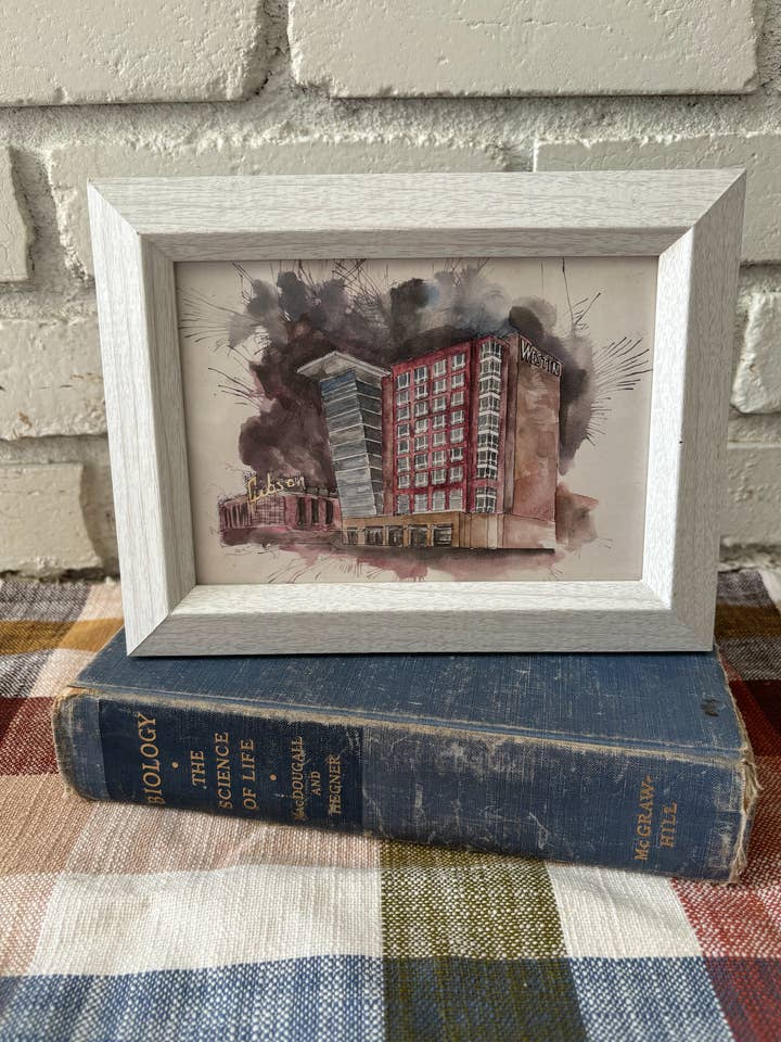 Gibson Guitar Factory Konsttryck för wholesale av Blake Art Collective