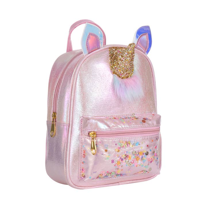 Gold Unicorn Backpacks for wholesale by STELLA GREEN