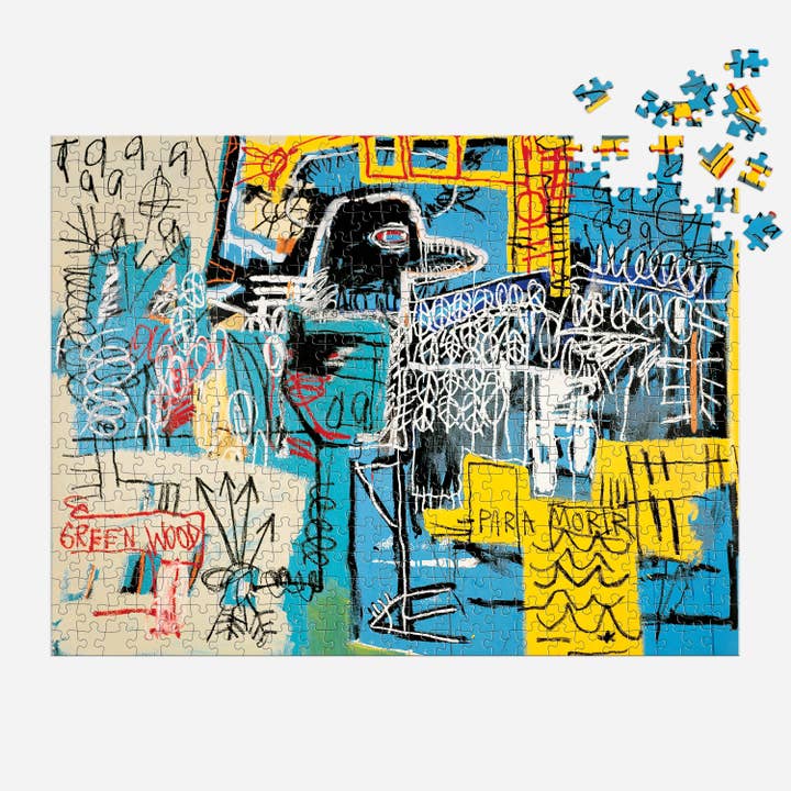 Chronicle Books - Wholesale Puzzle - Adult - Basquiat Bird on Money 500 Piece Book Puzzle1