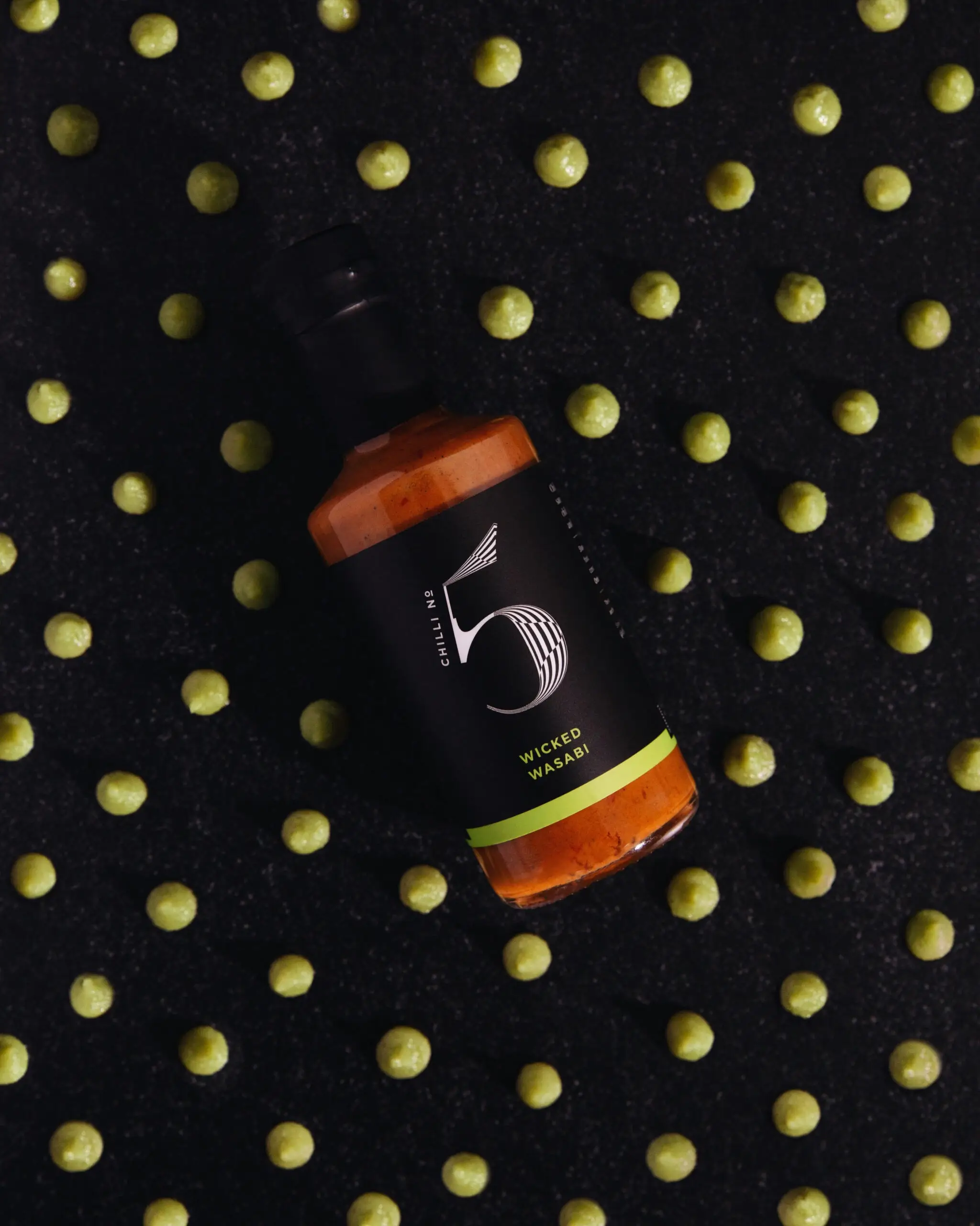 Chilli No. 5 - Wholesale Hot Sauce - Wicked Wasabi - Wasabi Hot Sauce - 200ML - Gourmet Sauce1