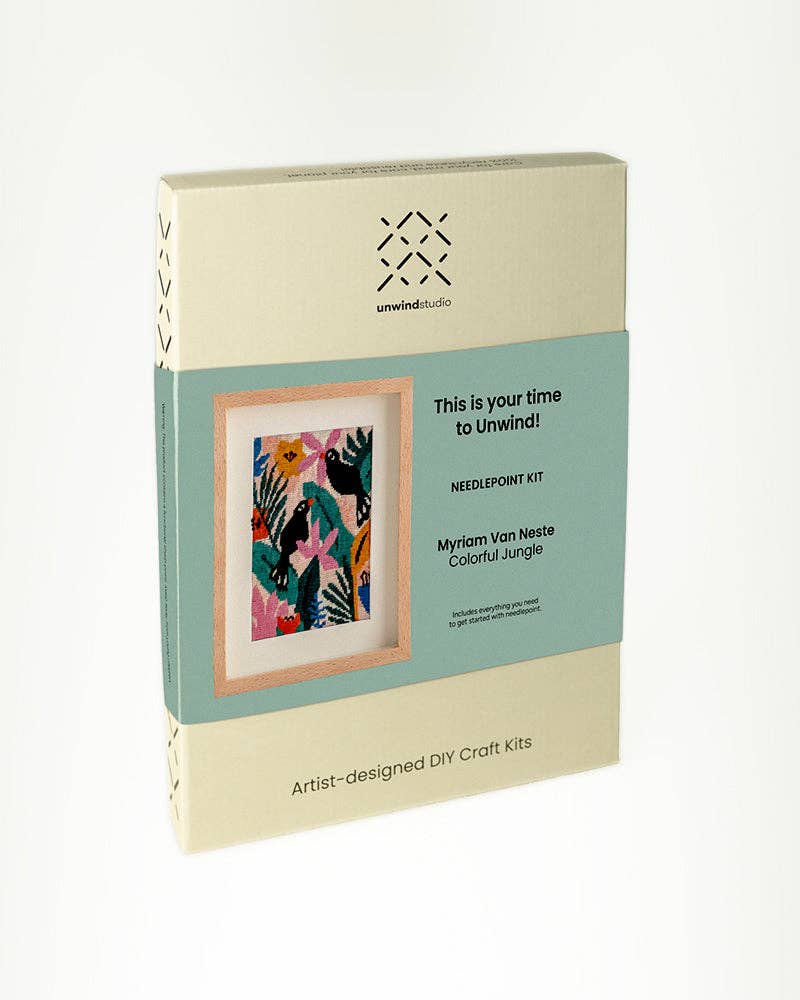 Unwind Studio - Venta al por mayor Kit de manualidades - Kit para principiantes de punto de cruz Paper Flowers6