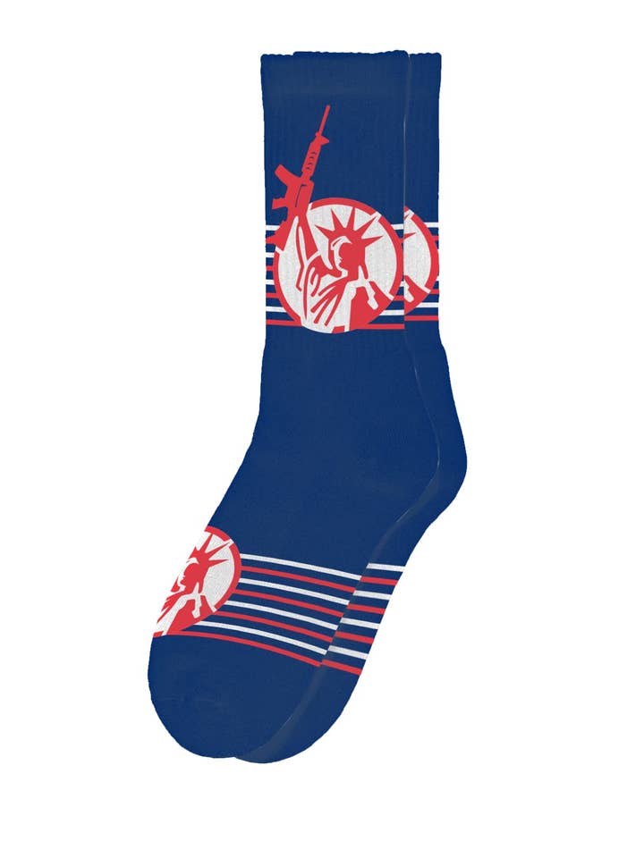 Smithco Distributing - Venta al por mayor Calcetines - Unisex - Calcetines Sillies Socks USA - America Novelty, calcetines patrióticos