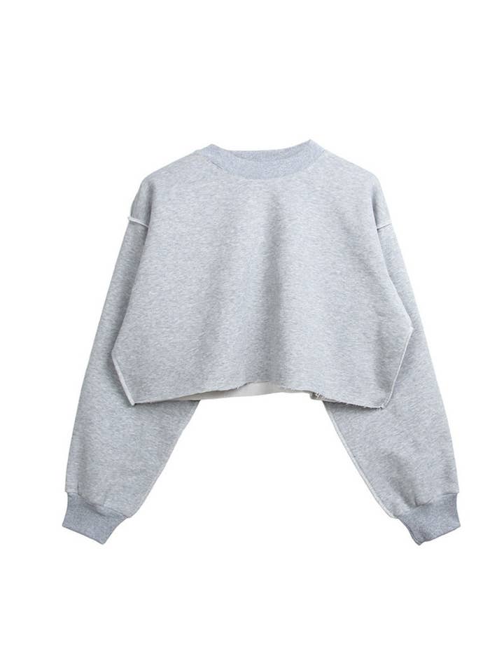 Miss Sparkling - Wholesale Sweatshirt - Women's - Crop Top Sweatshirt