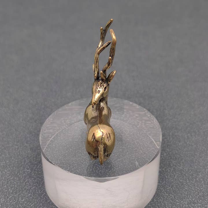 Mio Queena - Wholesale Decorative Figurine - Brass Elk Deer Desktop Ornaments Decoration2