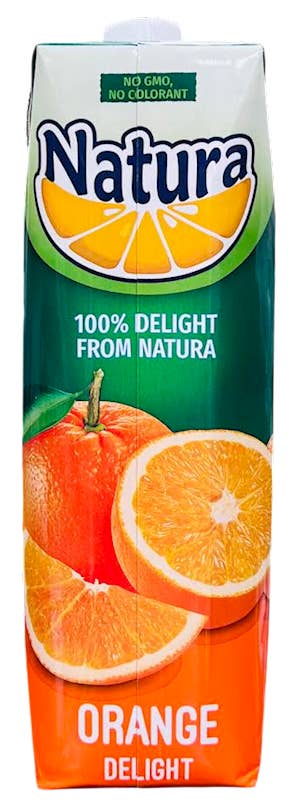 Hudson Meat Company - Wholesale Fruit Juice - NECTAR ORANGE 12/1L NATURA - NATURA
