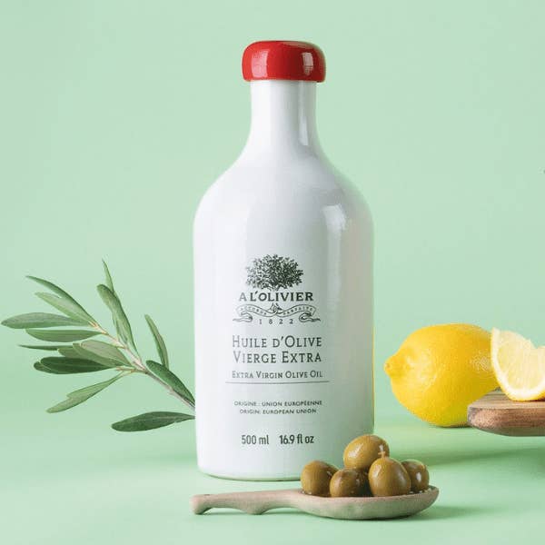 The French Farm - Wholesale Olive Oil - A l'Olivier EVOO Stone Jar 16.9oz