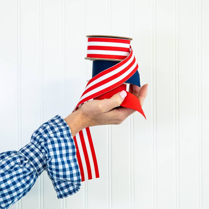 WH Hostess Social Stationery - Wholesale Ribbon - Gift Wrapping - Preppy Solid Grosgrain Ribbon | Navy Blue3