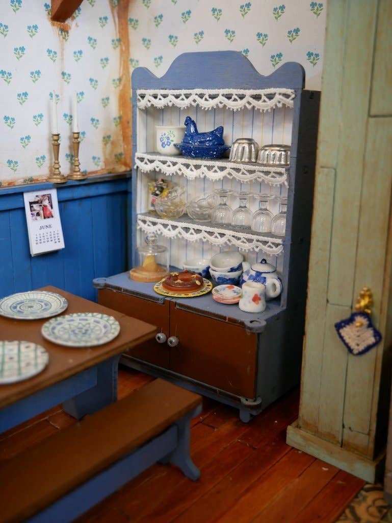 Het Muizenhuis - Vente Kit de bricolage – enfant - Kit de meubles DIY pour maison de poupée enfant - Cuisine (échelle 1:12)6