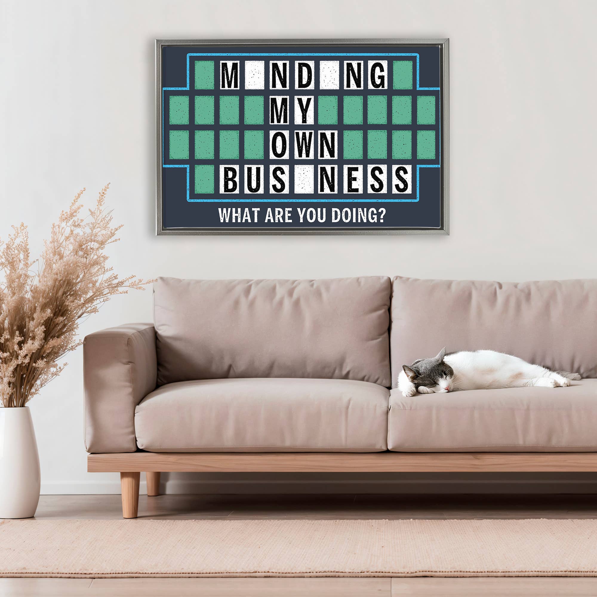 Stupell Industries - Wholesale Wall Sign - Minding My Own Business Game - Framed Wall Art5