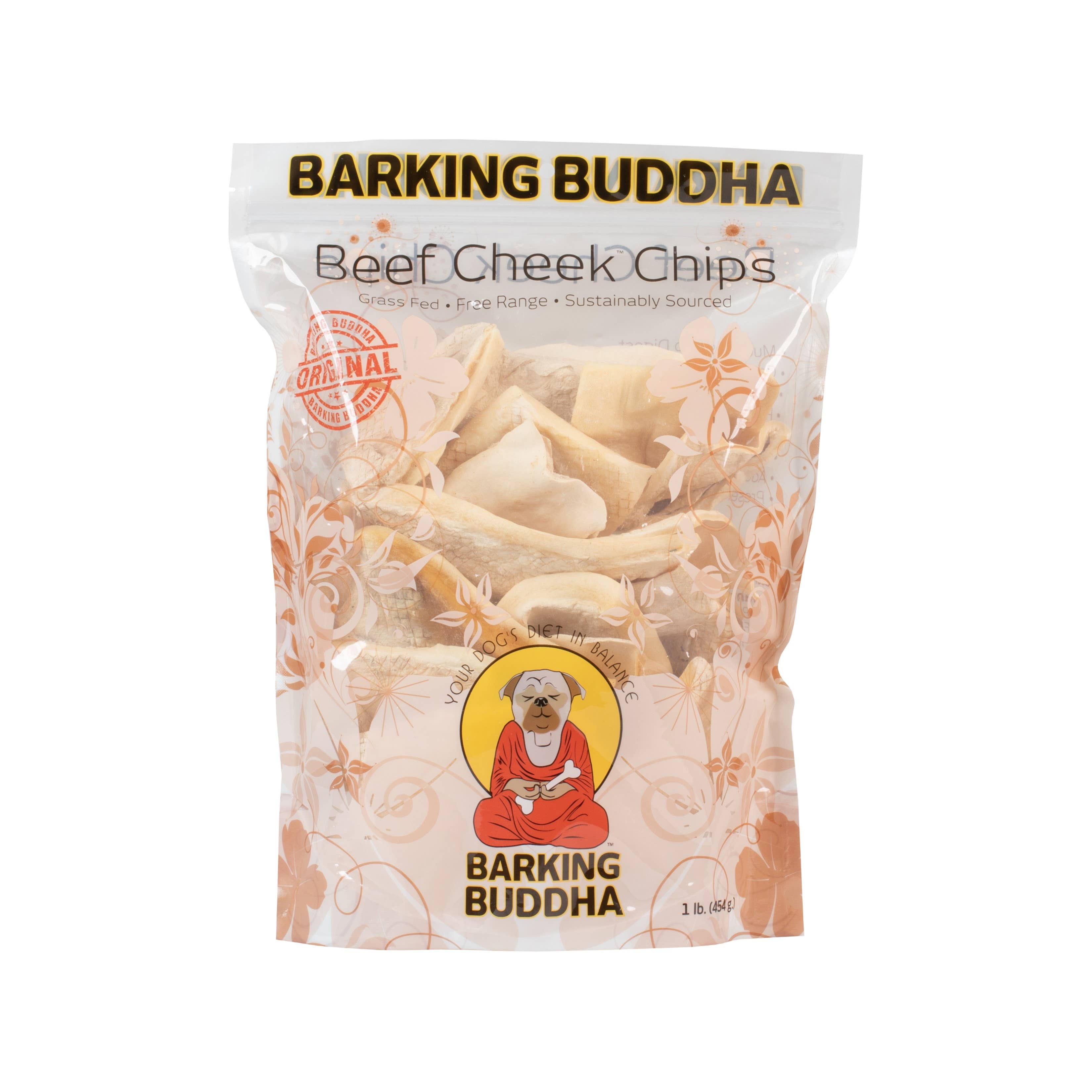 Natural Cravings Pet Treats LLC - Wholesale Pet Treats - Dog - Barking Buddha Beef Cheek Chips 1 lb. Value Bag3