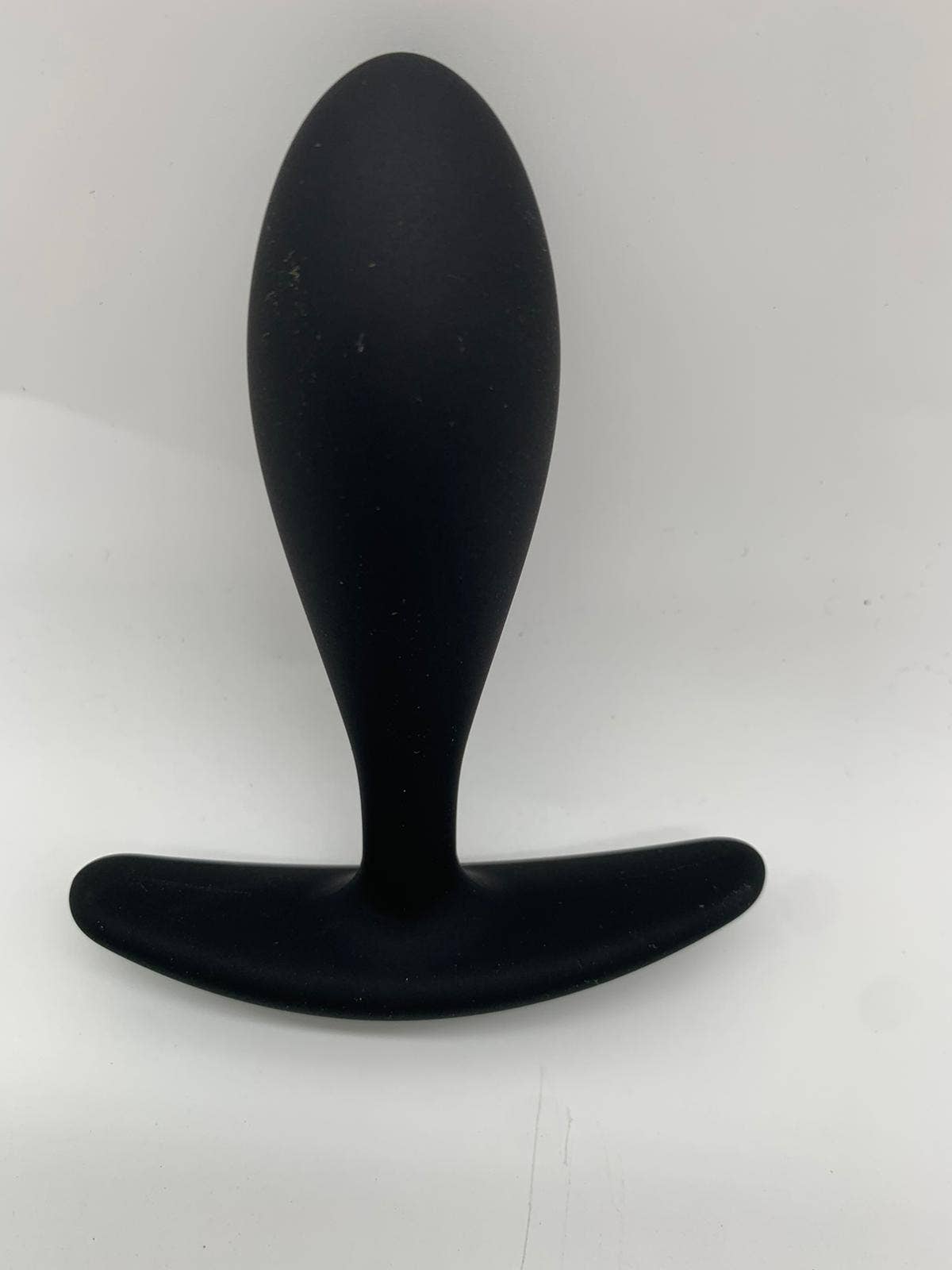 Kinky Pleasure - Wholesale Sex Toy - Argus T-Plug Silicone Large Size 10 Cm - Black - Packed in Strong Blister - AT 0011152