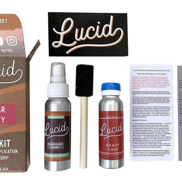 Lucid Grip - Wholesale Sporting Accessories - Lucid Grip - Clear Spray on Grip Tape Kit9