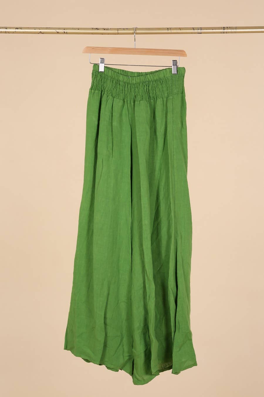 la maison des fibres naturelles - Wholesale Pants - Women's - Flared linen trousers 66031 100%LINEN19