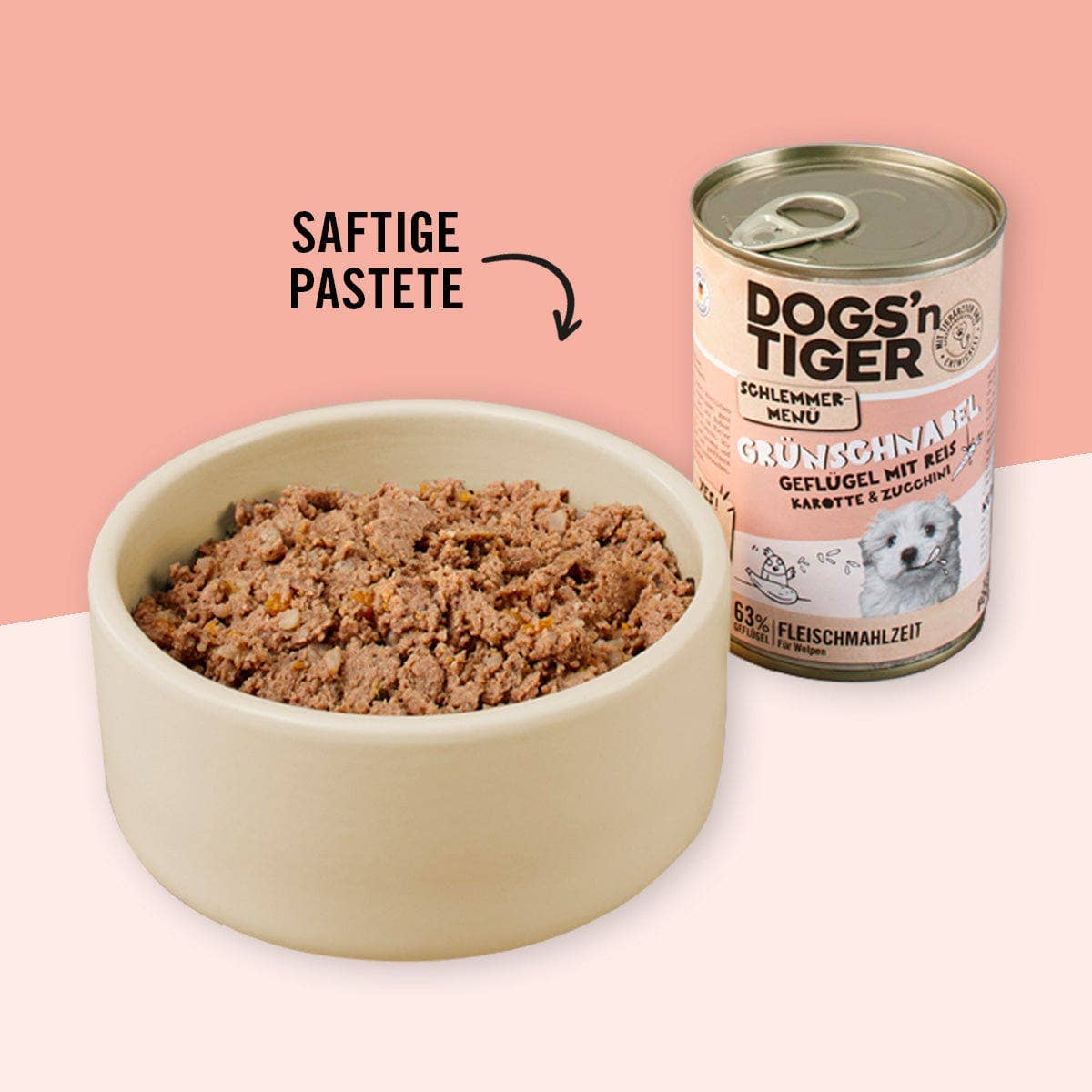 Dogs’n Tiger - Wholesale Pet Food - Dog - Dogs'n Tiger Junior Greenbill Poultry Dog Food6