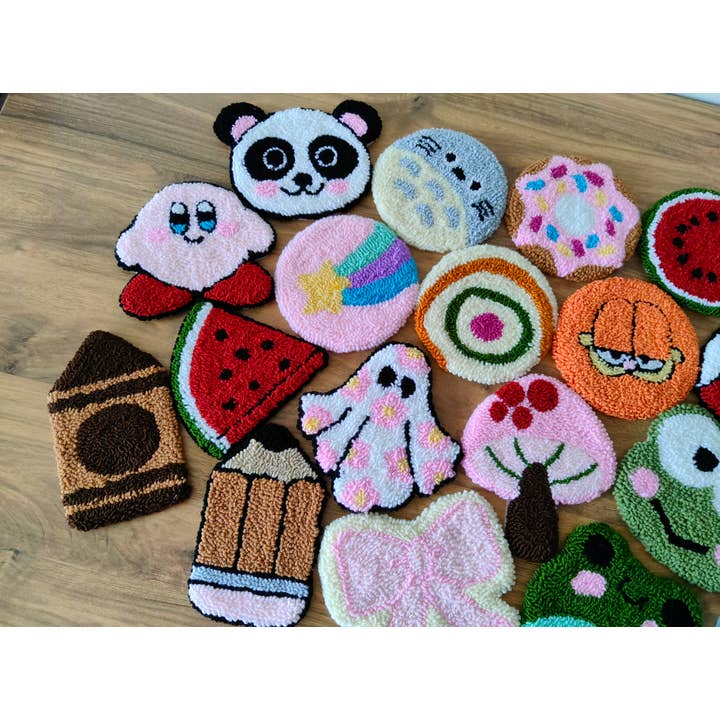 despinacrafting - Wholesale Coasters - Punch Needle Mug Rug, Coffee Coaster, Table Accessories4