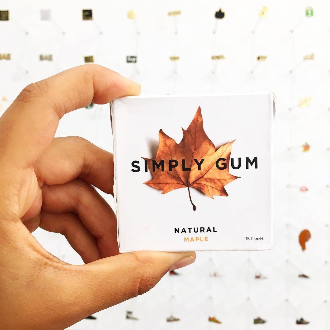 Simply Gum - Wholesale Chewing Gum - Maple Chewing Gum - Natural + Plastic-Free | 12 Pack2