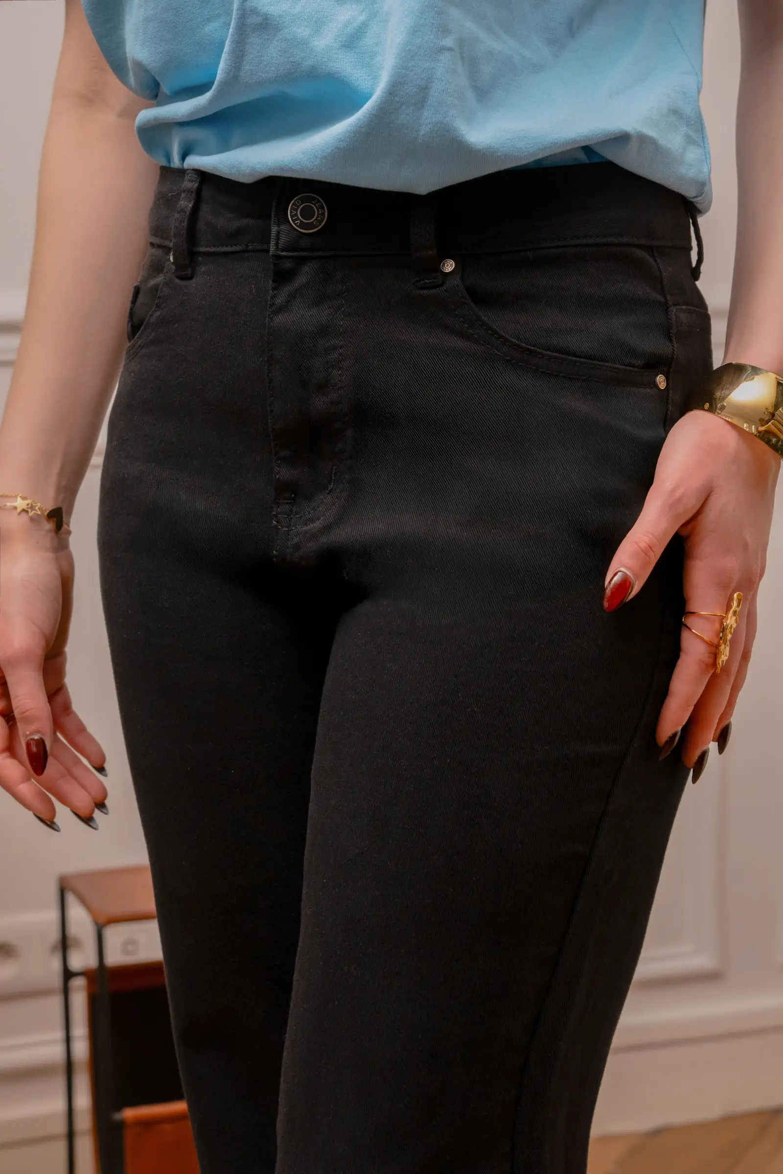 Vivid - Vendita all'ingrosso Jeans - Donna - Jean a gamba larga colore3