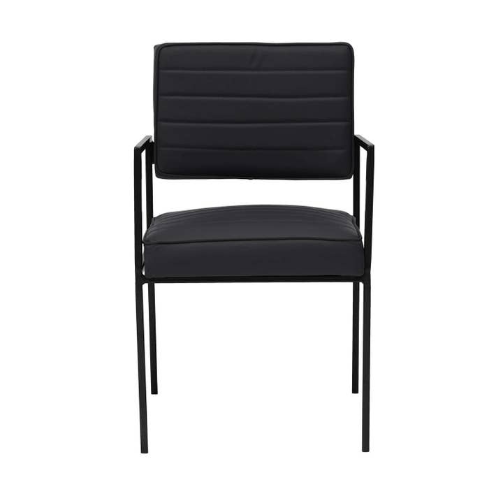 Sternzeit Design - Wholesale Chair - Cube Esstischstuhl mit Armlehnen - Leder24