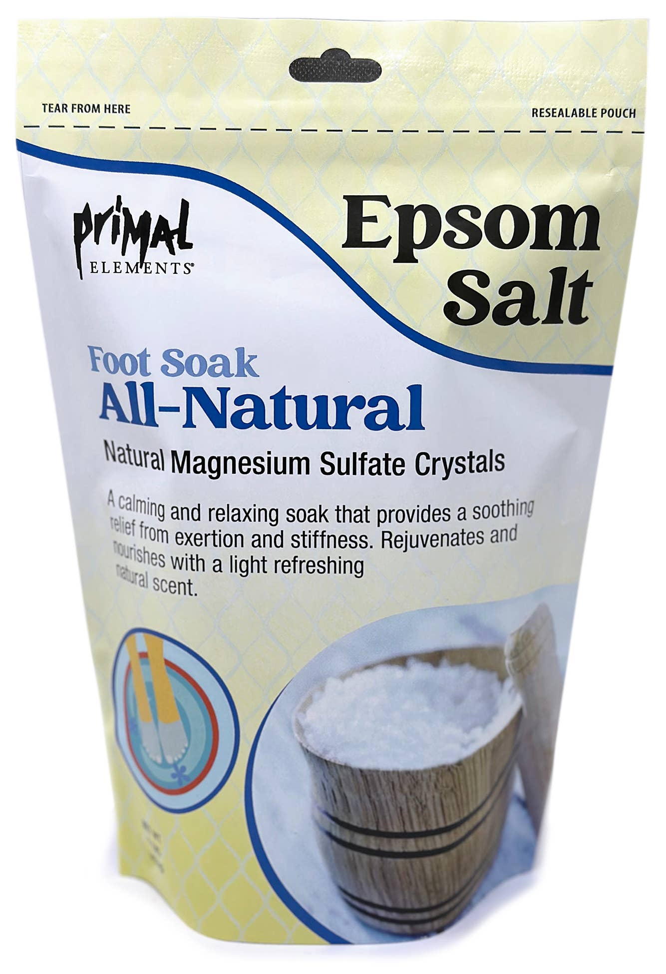 Primal Elements - Wholesale Hand/Foot Soak - Epsom Salt Foot Soak | All-Natural