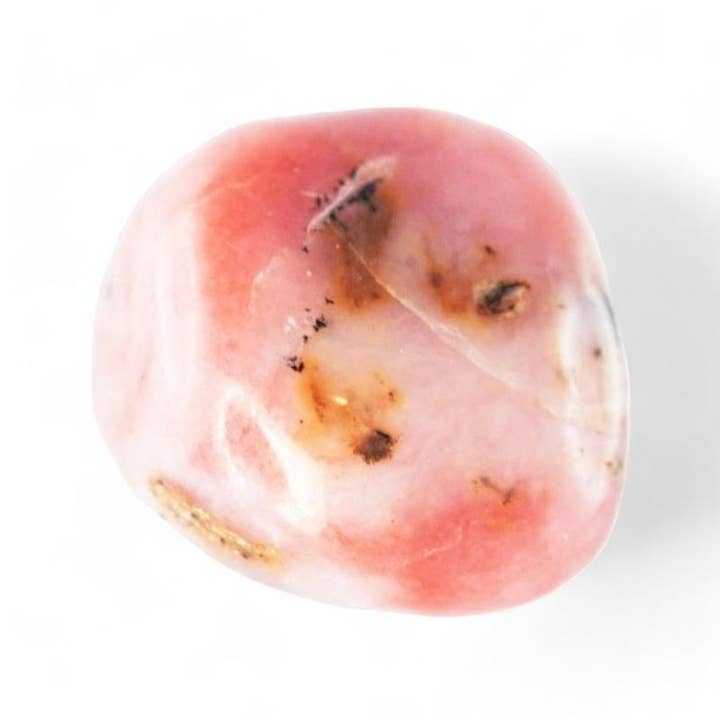 La Boîte à Cailloux - Wholesale Spiritual Stone/Crystal - Andean Pink Opal A (tumbled stone)1