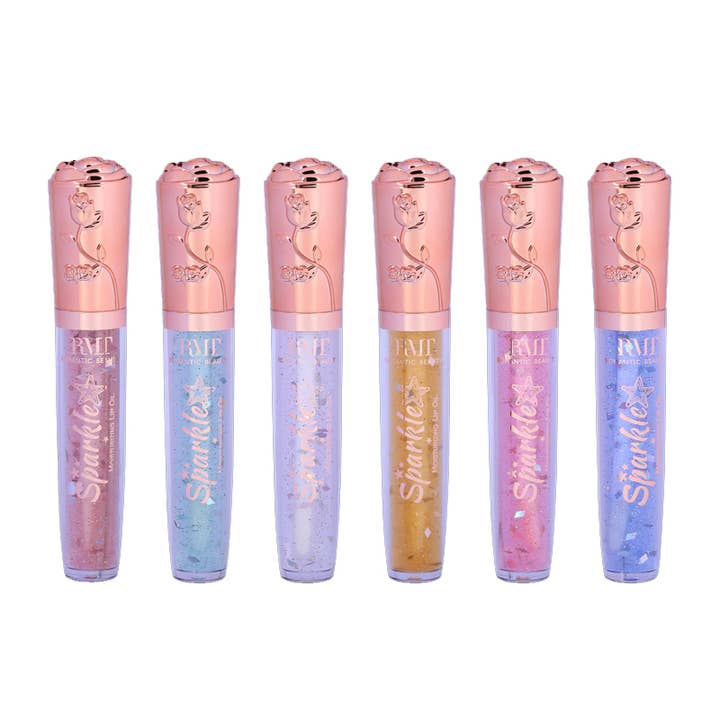 PINEAPPLE Beauty - Wholesale Lip Gloss - Romantic Beauty LG7125 Sparkle Glitter Lip Oil - 24 pcs