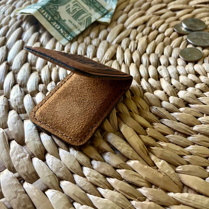 Rustic Raleigh - Wholesale Money Clip - Unisex - Men's Gift Father's day Gift Leatherette Money Clip