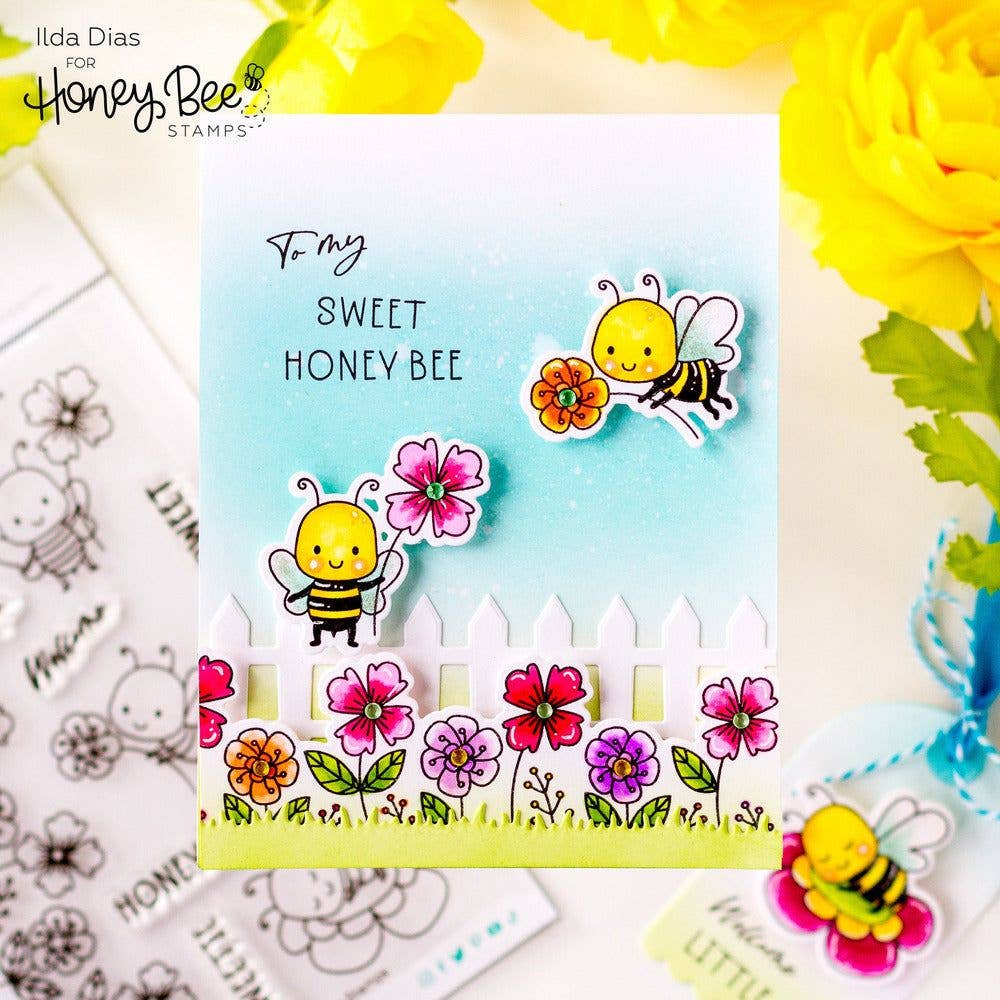 Honey Bee Stamps - Vendita all'ingrosso Timbro in gomma/decorativo - Dolce Ape - Set di Timbri in Fotopolimero 4x63