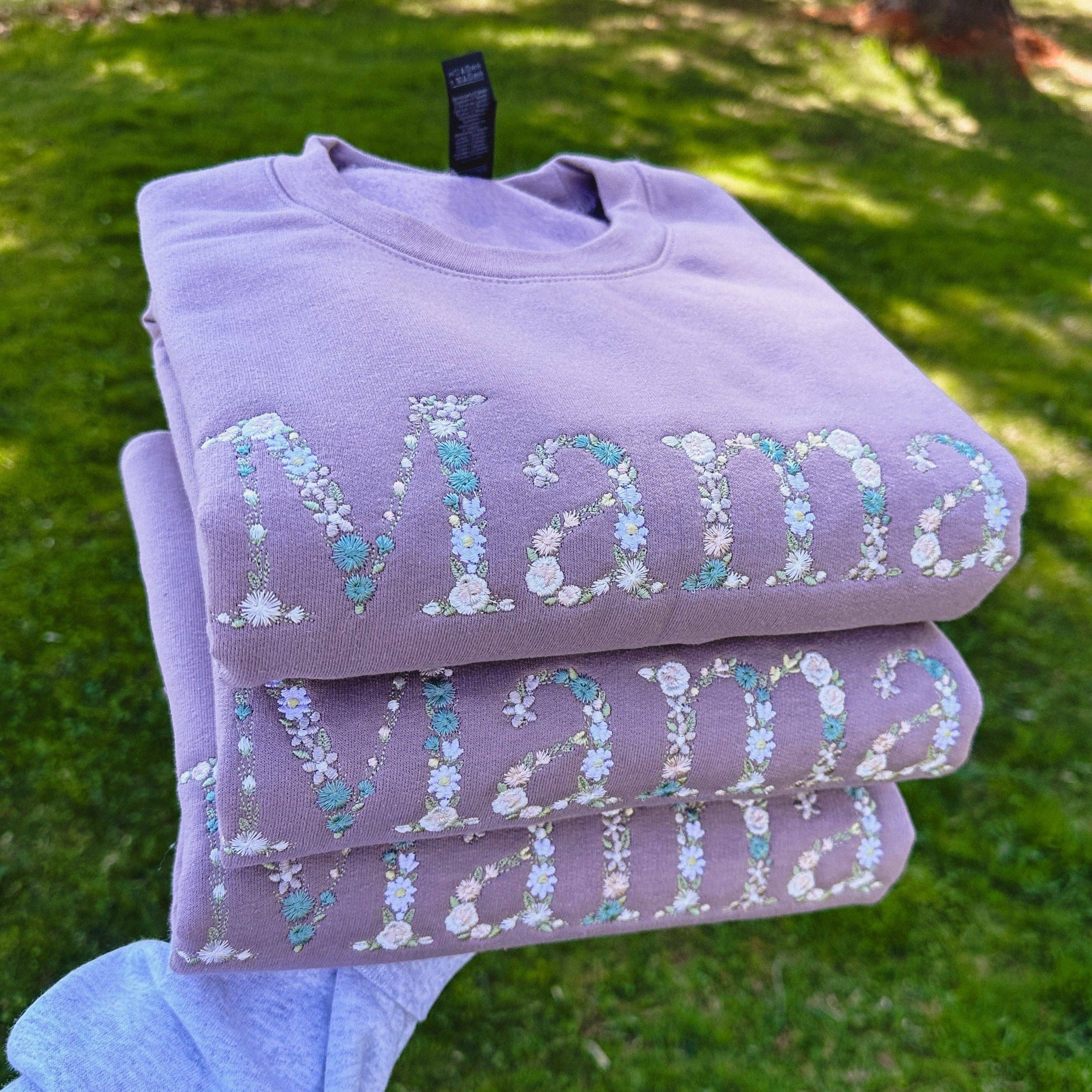 Belle Haven Co. LLC - Wholesale Sweatshirt - Women's - Floral Mama Crewneck1