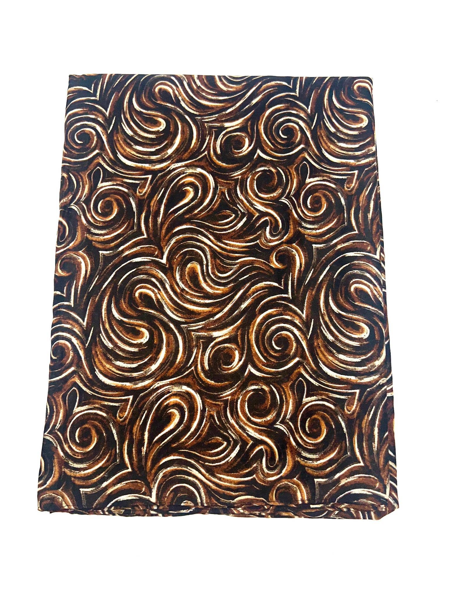 LINETA - Vendita all'ingrosso Sciarpa - Donna - HH-279 Sciarpa stampata motivo a spirale con doratura9