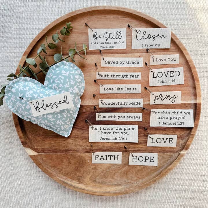 Fabric Heart - Cottage Floral | Handmade | Happy Hearts for wholesale by So Thoughtful Gifts