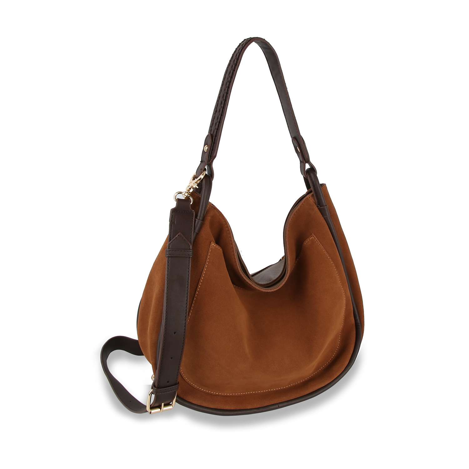 Handbag Factory Corp - Wholesale Shoulder Bag - Women's - Classic Genuine Leather Hobo Handbag5