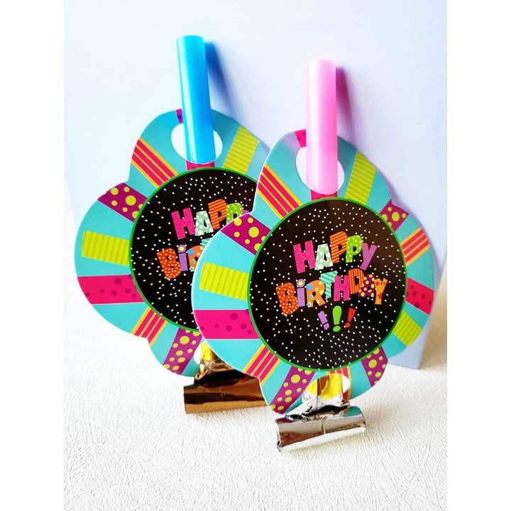 5 pcs Happy Birthday Blower Set for wholesale by Funteze