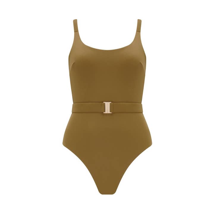 El traje de baño reversible «Elle» en color blanco x Seagrass para venta al por mayor de Revivre