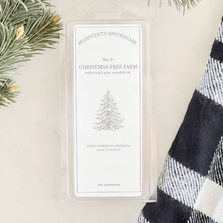 Christmas Tree Farm Wax Melts for wholesale by MediScents Apothecary