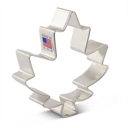 Ann Clark - Wholesale Cookie Cutter - Large Maple Leaf Cookie Cutter. (Bag of 1 Dozen)