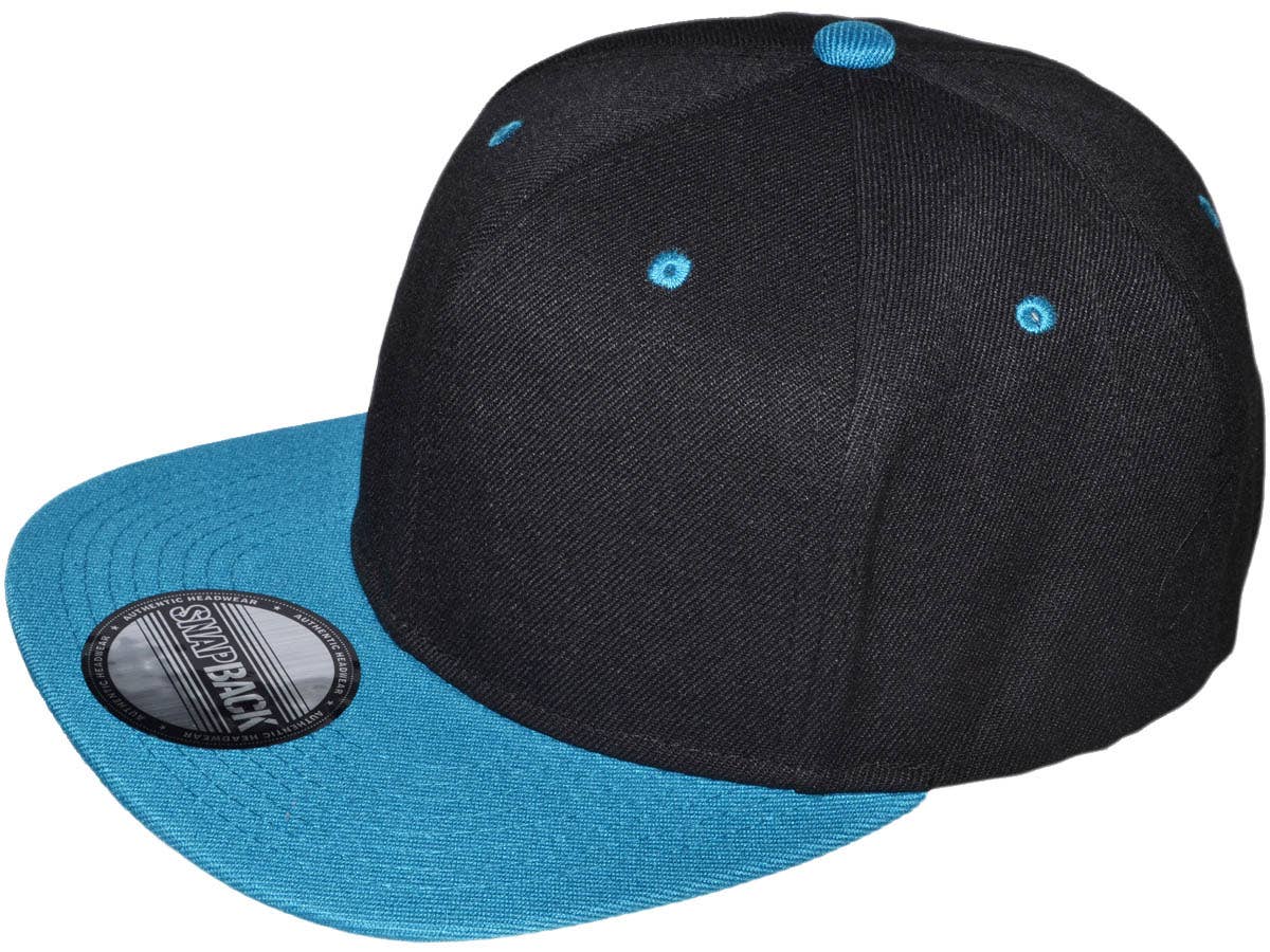 Buck Wholesale - Vente Casquette à visière plate – unisexe - Casquettes snapback unies à visière plate style vintage7