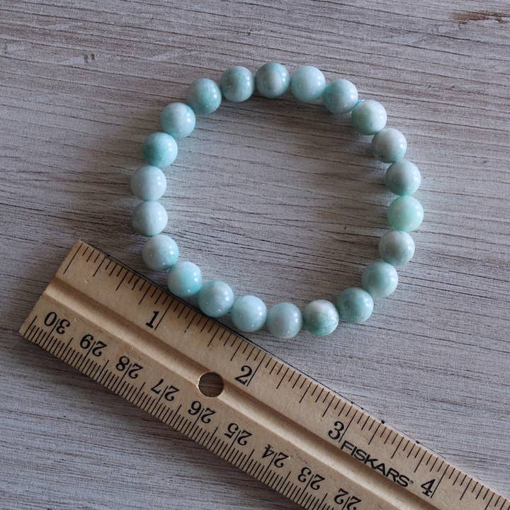 Pebble House - Wholesale Beaded Bracelet - Amazonite Bracelet (8mm HQ) - Crystals & Stones3