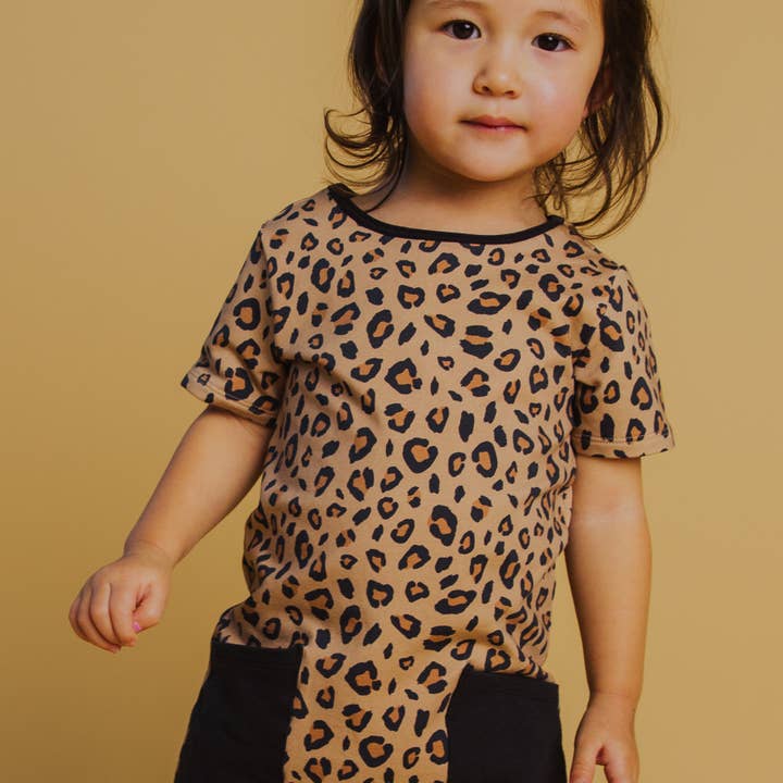 RAGS - Wholesale Romper - Kids - Rag Romper - Leopard1
