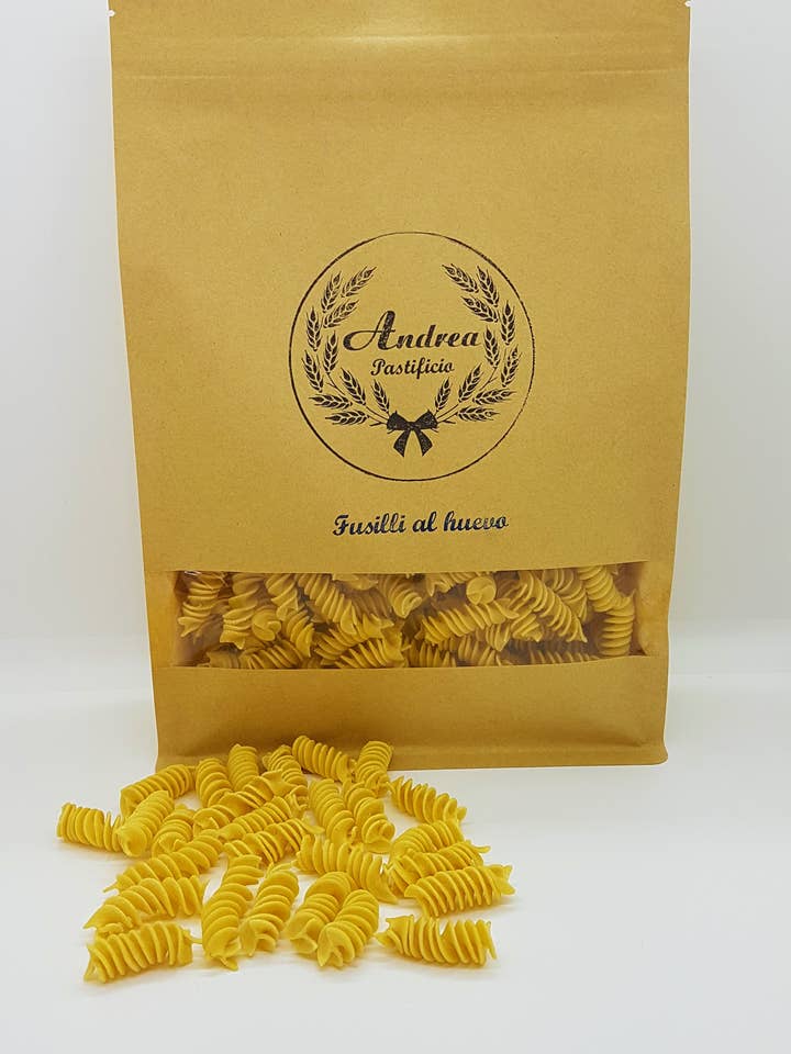 Æg Fusilli for engroshandel hos Andrea Pastificio