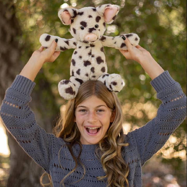 World's Softest Lushee 16 inch Spots Piggy Plush Toy for Kid for wholesale by Beverly Hills Teddy Bear Company